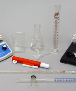 Titration Set 50 mL Glass Stopcock Buret with Hot Plate Stirrer - Home ...